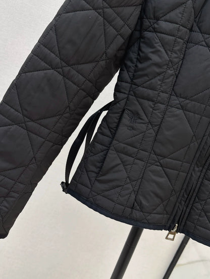 D 25fw Embroidered logo padded jacket