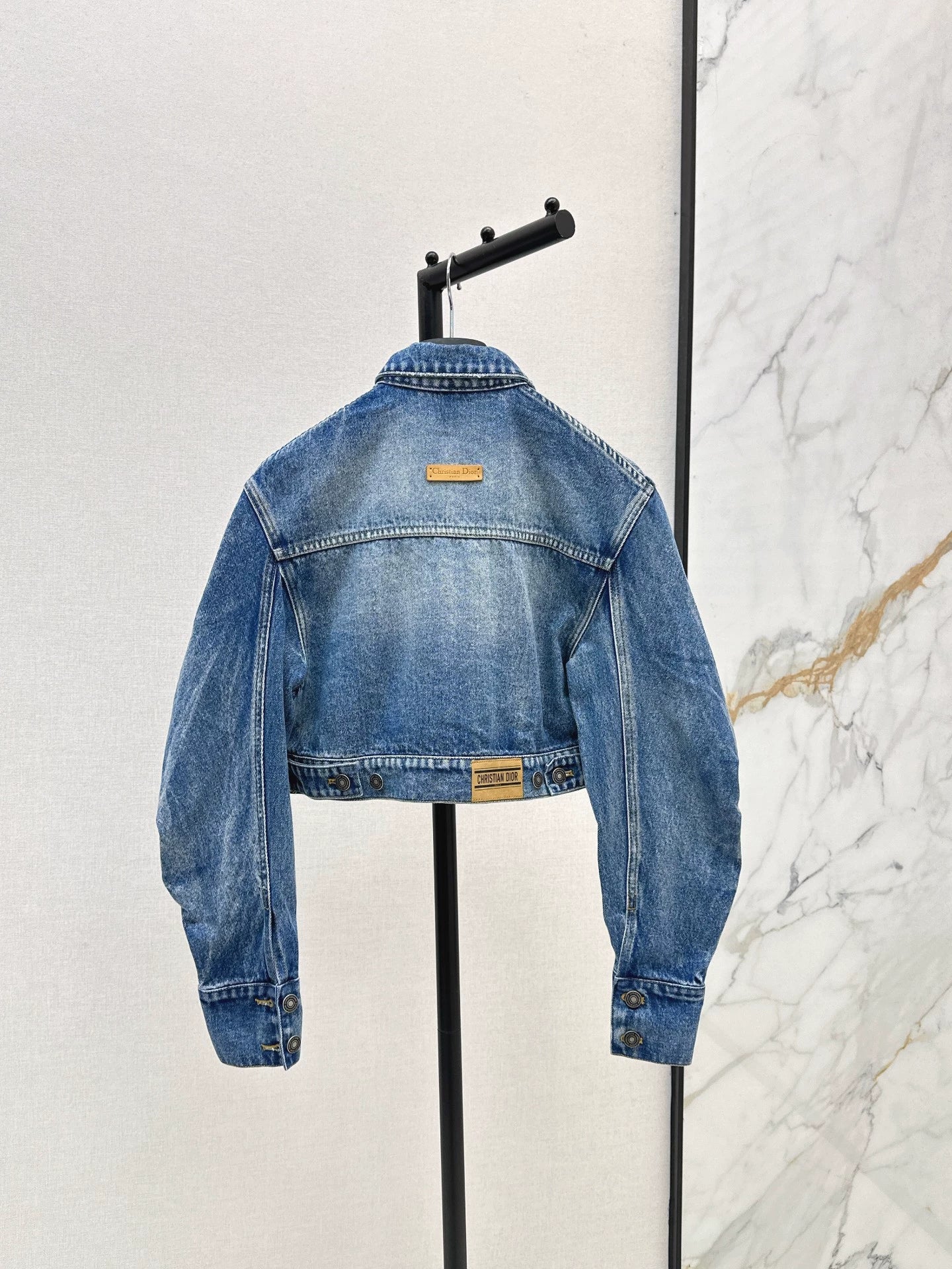 D 25 Denim jacket + straight pants set