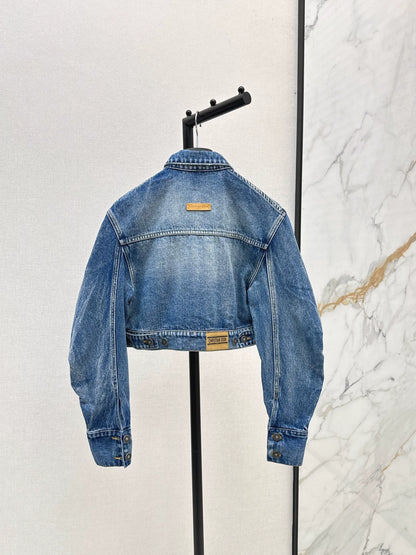 D 25 Denim jacket + straight pants set