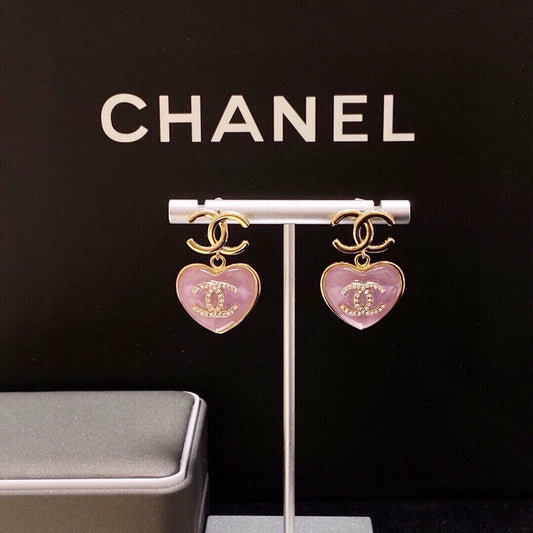 C 25 Amethyst Love Earrings