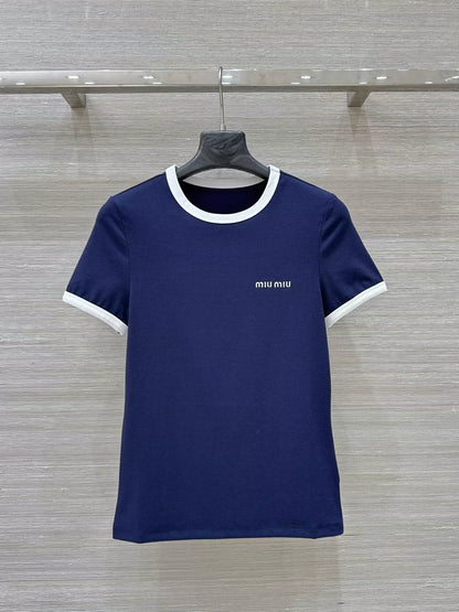 M 25 Early Spring New Letter Slim T-shirt