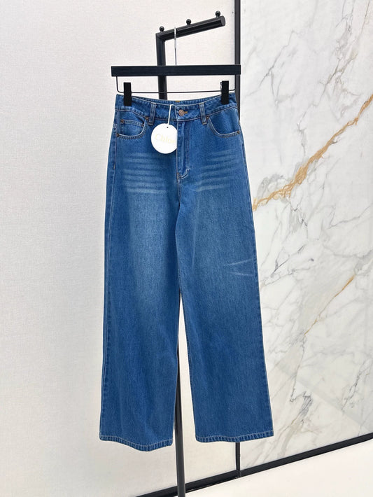 chl 25  25 Spring/Summer New Straight wide-leg high waist jeans