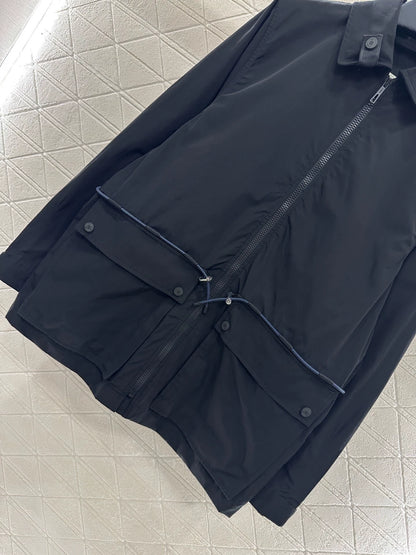 Trenchcoat He 25 mit Kordelzug