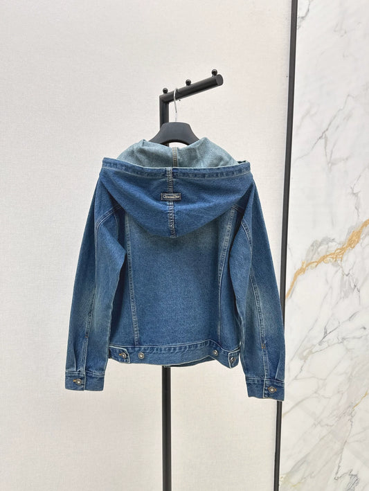 D 25 new hooded denim jacket