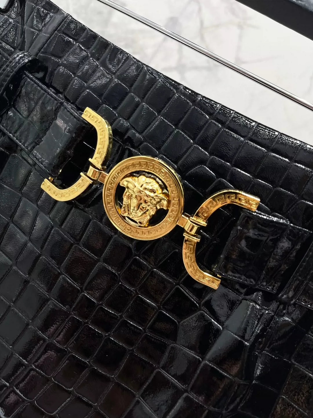 Ve 25 new crocodile pattern leather skirt