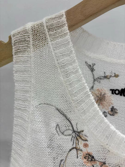 D 25 Early Autumn New Style Knitted Sweater Thin Vest