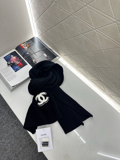 C 25 Logo cashmere scarf