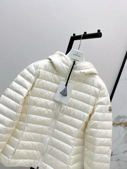 Mon 25 new waist thin hooded down jacket