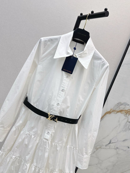 L 25 spring and summer new shirt dress