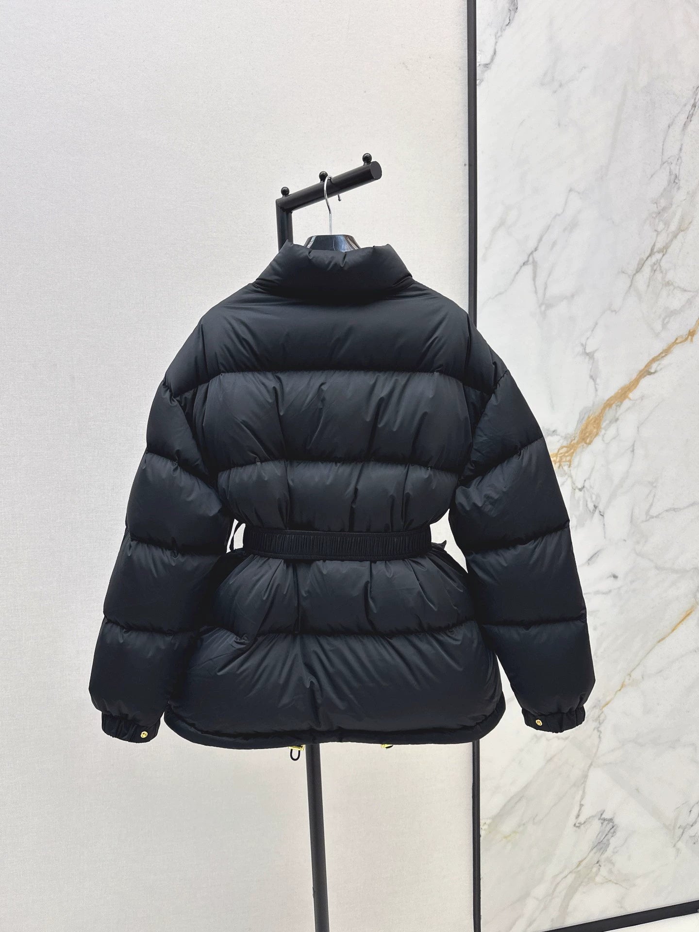 Ce 25 Stand collar waisted down jacket