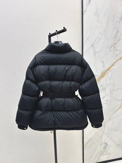 Ce 25 Stand collar waisted down jacket