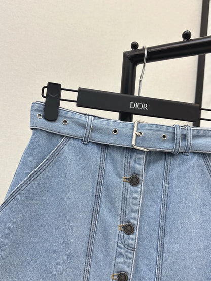 D 25 Spring/Summer New Denim Half Skirt