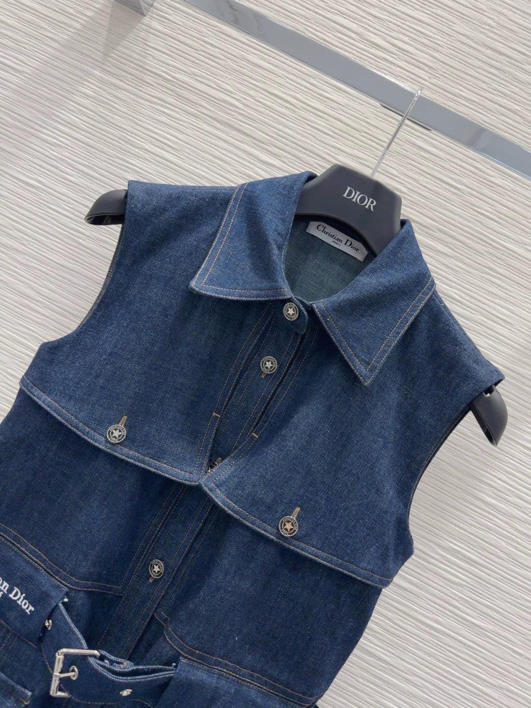 D 25 Super chic new denim dress!