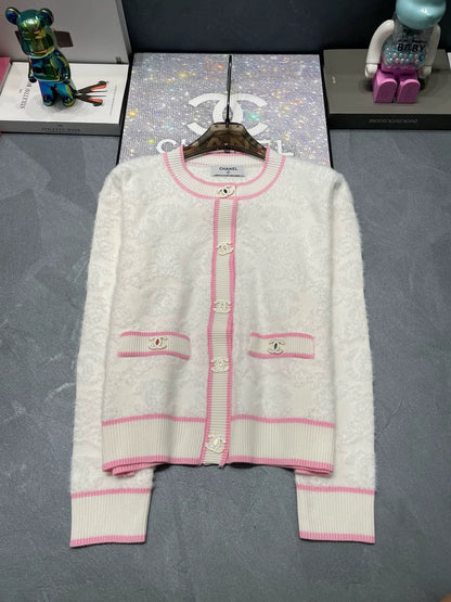 C 24 Autumn Style Three-Dimensional Jacquard Temperament Cardigan