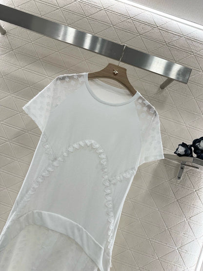 L 25 New Products Patchwork Irregular Dress