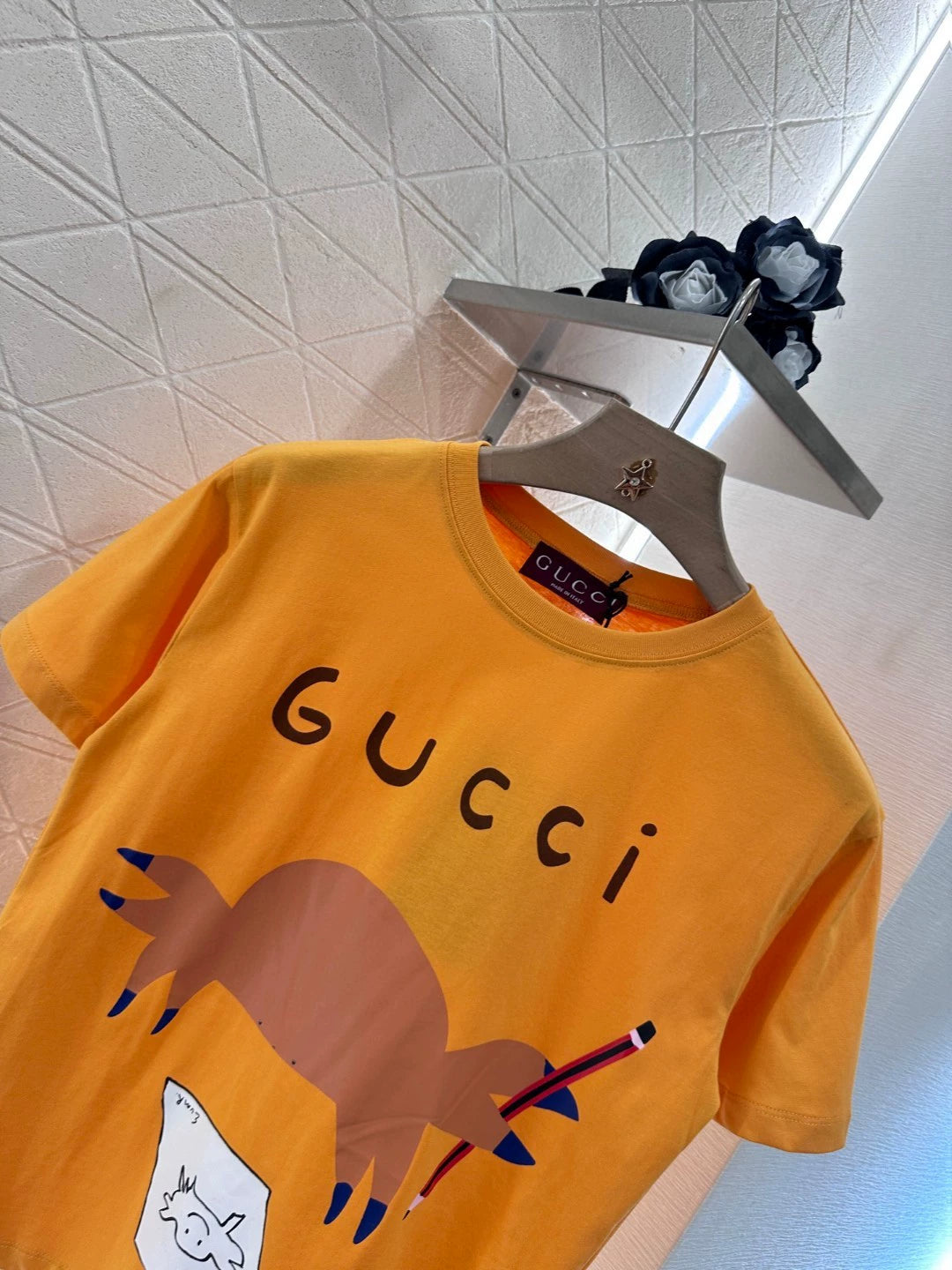 G 25 New Kids Print Round Neck Short Sleeve T-Shirt