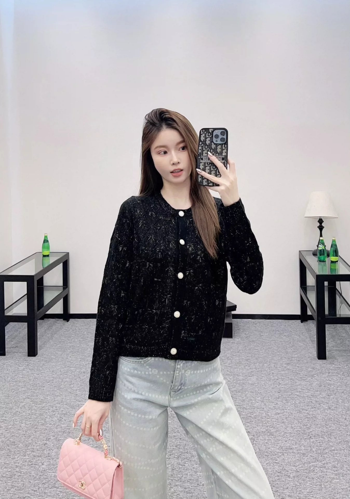 C 25 Classic knitted cardigan
