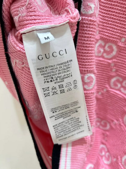 G 25 New Lettered Jacquard Knit Short Sleeve