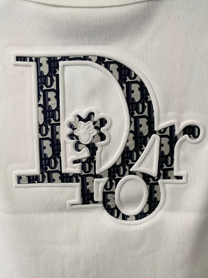 D 25 new lapel short-sleeved undershirt（white navy）