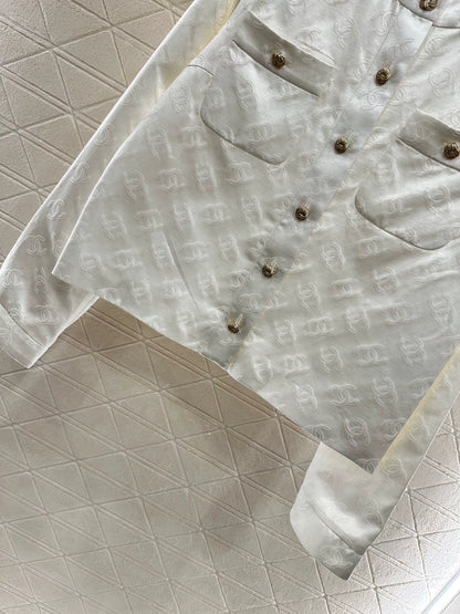 C 25 Silk cotton jacquard small jacket