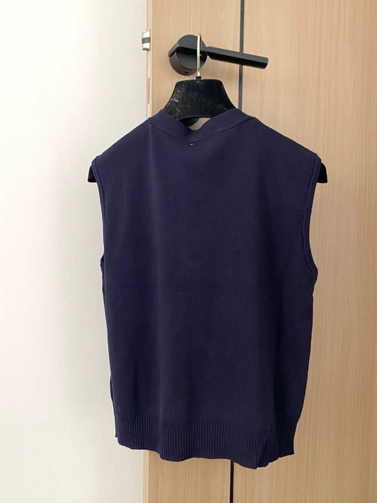 CE 25 new single-breasted sleeveless knitted vest