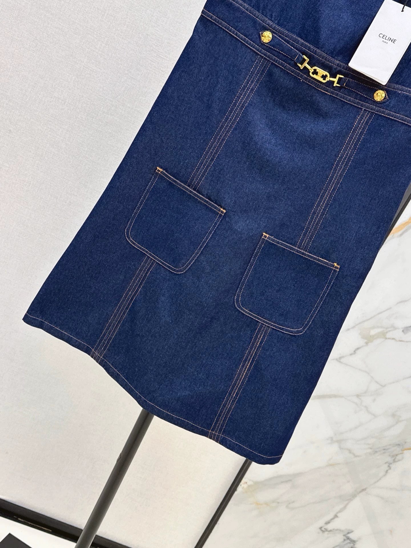 CE 25 Spring/Summer New Denim Vest Dress