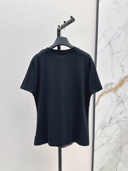 L 25 Printed knitted short sleeves