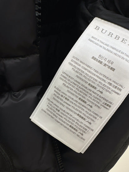 BRU 25fw Hooded, drawstring-waisted down jacket