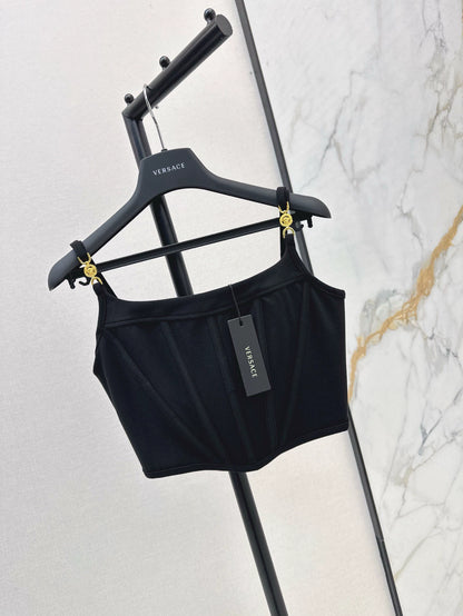 Ve 25 Spring/Summer Newest V-shaped Ribbed Corset Small Camisole