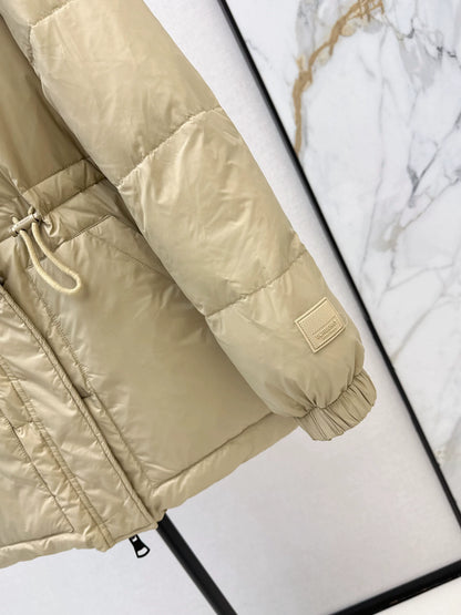 Bru 25fw Plaid double-faced down jacket