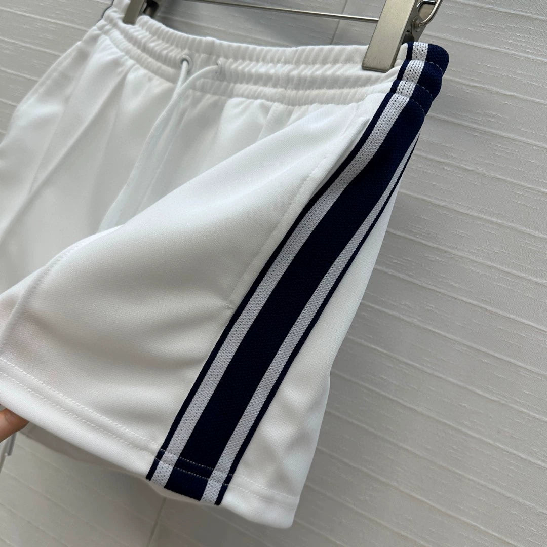 CE 25 New Funky Athletic white little shorts