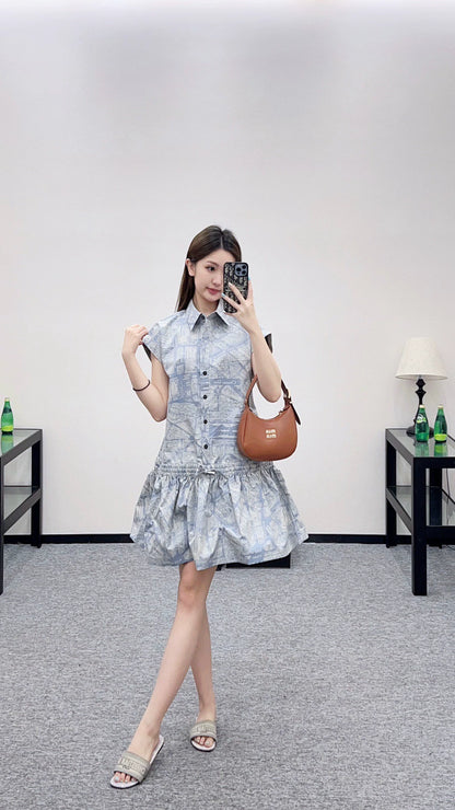 D 25 jacquard dress