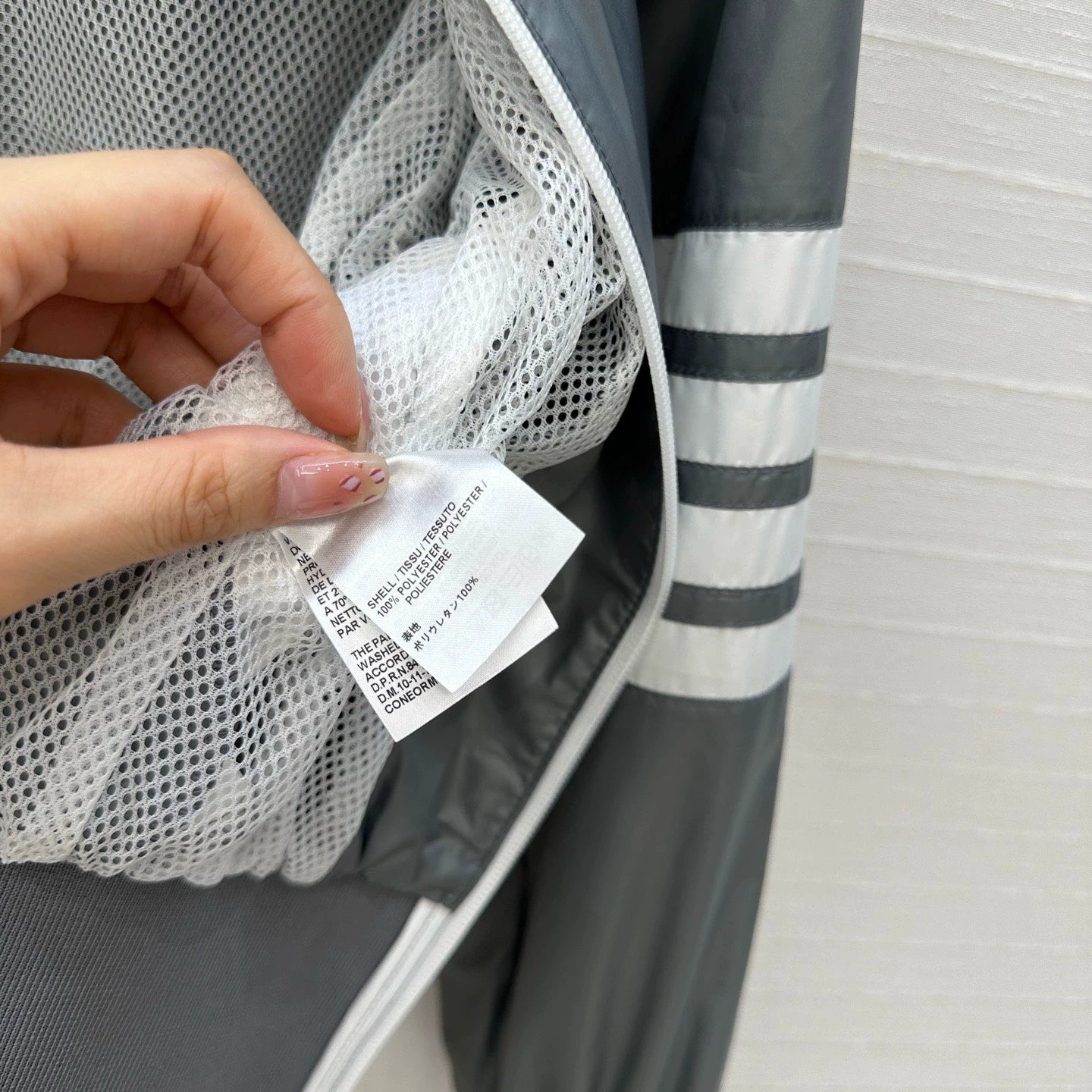 TH Spring/Summer 25 New Gray Jacket ➕Long Half Skirt Set
