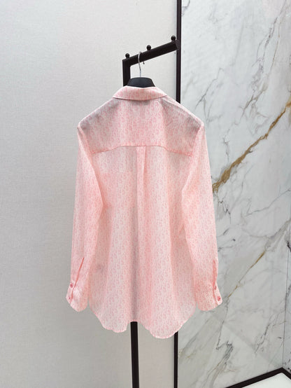 D 25 Spring/Summer Newest See-Through Blouse