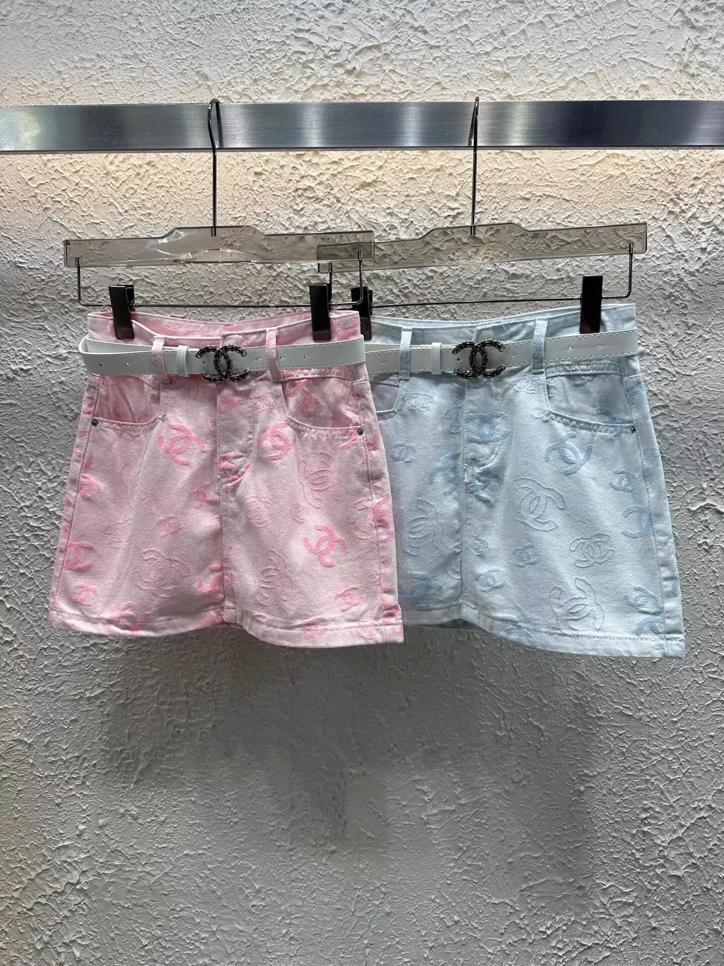 C 25 Summer New Denim Half Skirt with Lining