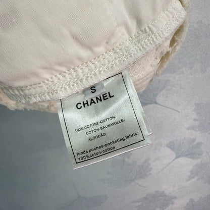 C 25 Spring/Summer new lace lined denim white shorts