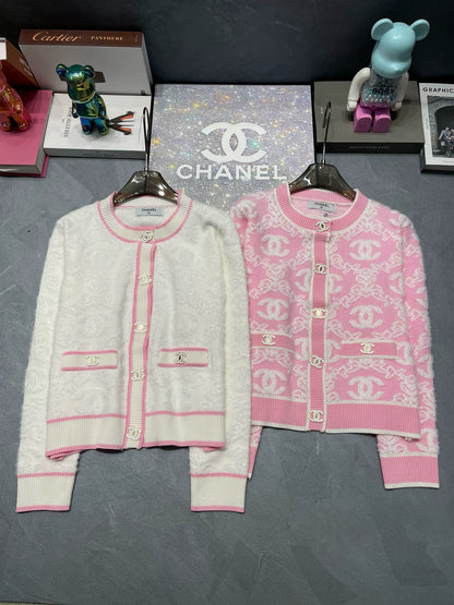 C 24 Autumn Style Three-Dimensional Jacquard Temperament Cardigan