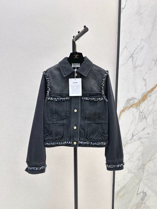 C 25 Early Autumn New Celebrity Style Denim Jacket
