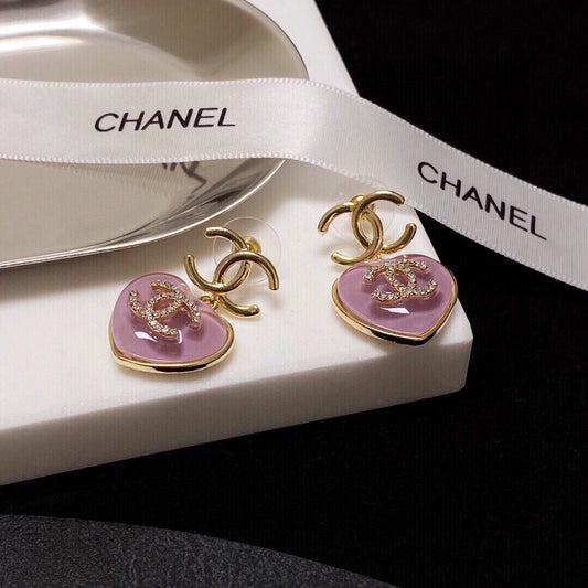 C 25 Amethyst Love Earrings
