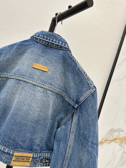 D 25 Denim jacket + straight pants set