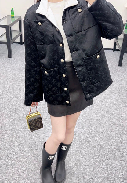C 25 Jacquard silk cotton jacket
