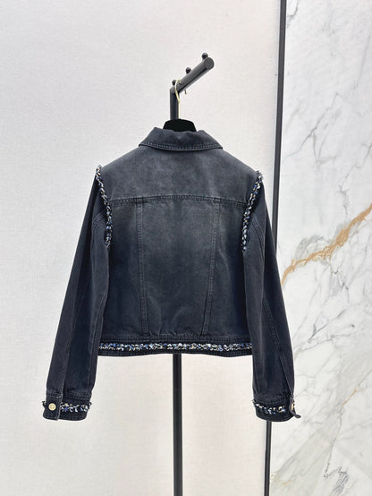 C 25 Early Autumn New Celebrity Style Denim Jacket