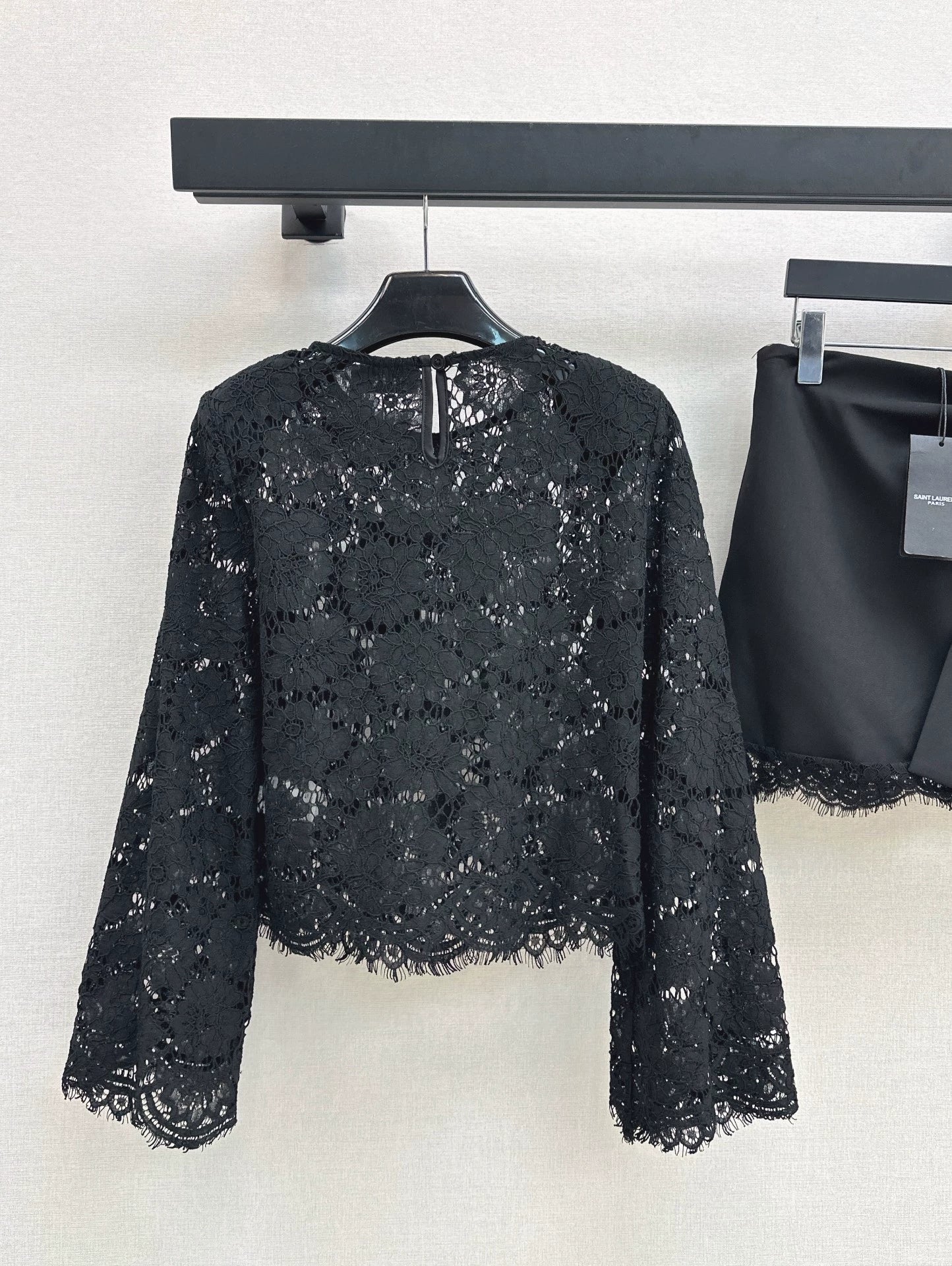 Y 25 new vintage lace top spliced lace skirt pants