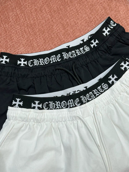 25 New Double Waist Head Printed Drawstring Shorts