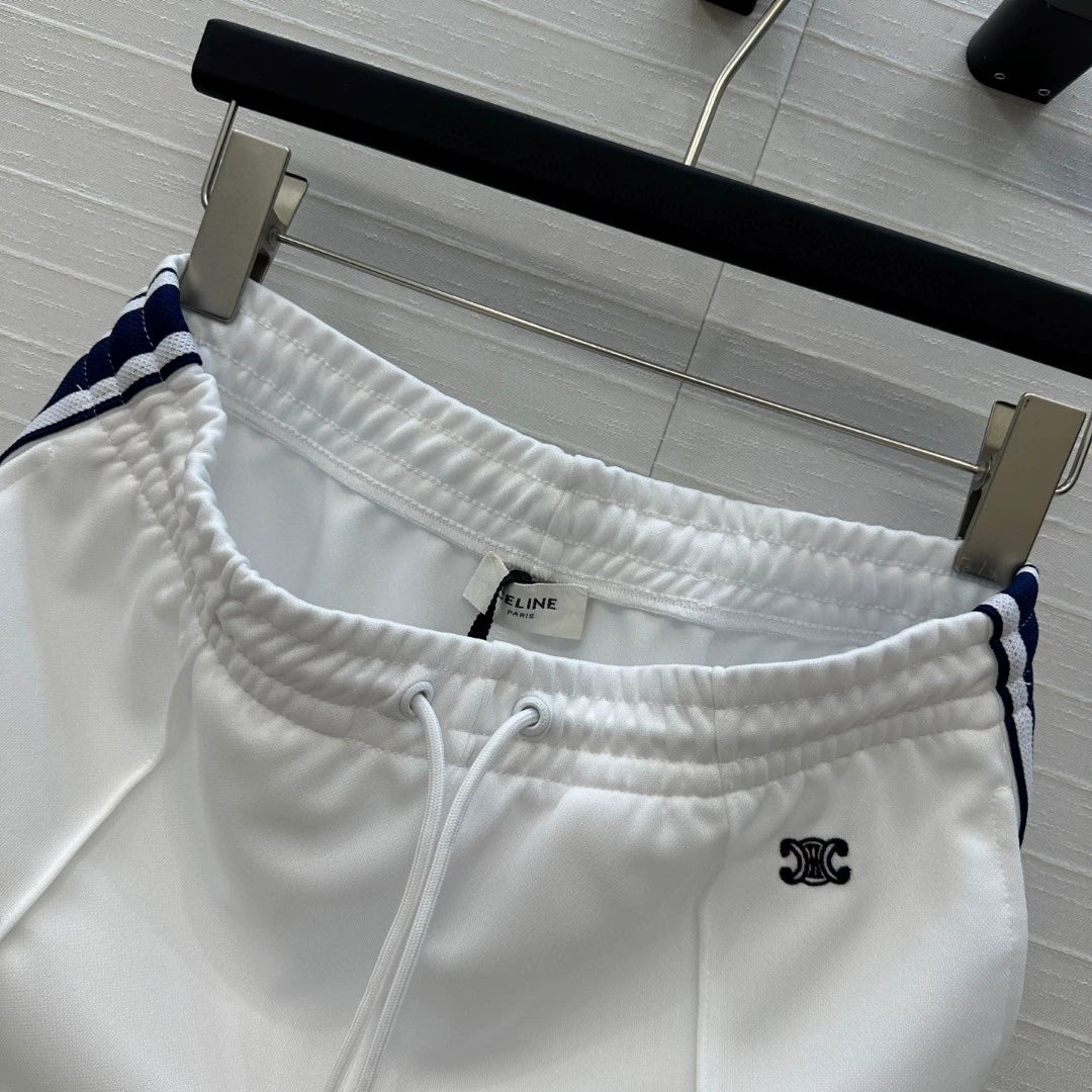 CE 25 New Funky Athletic white little shorts
