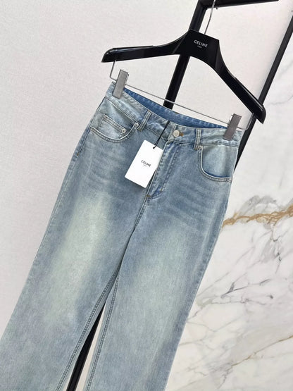 Ce 25 spring and summer new color collision straight jeans