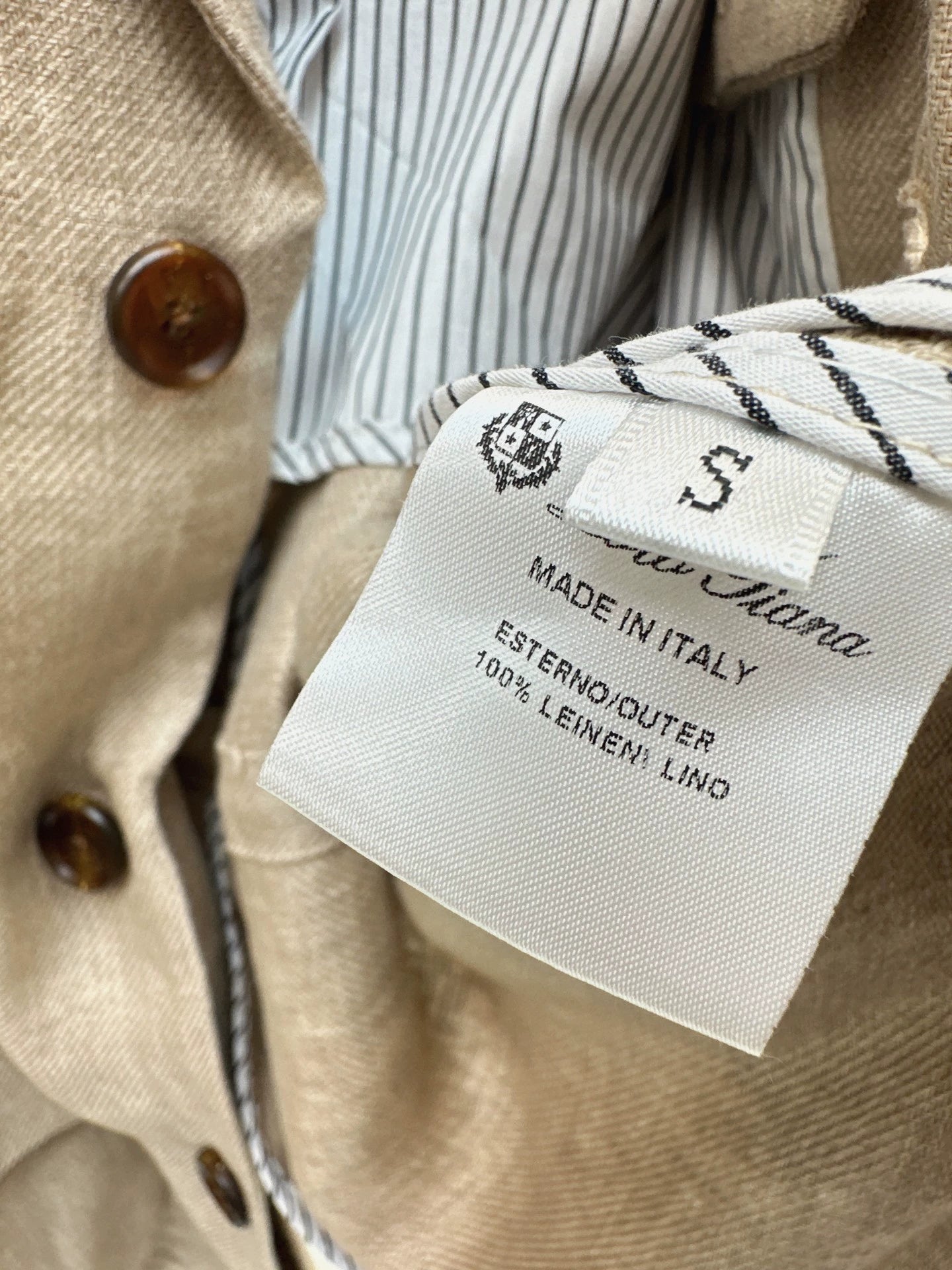 LOR 25 British retro home leisure linen jacket