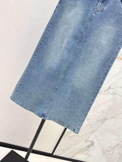 D 25 Spring/Summer Latest Denim Half Skirt (S-XXL)