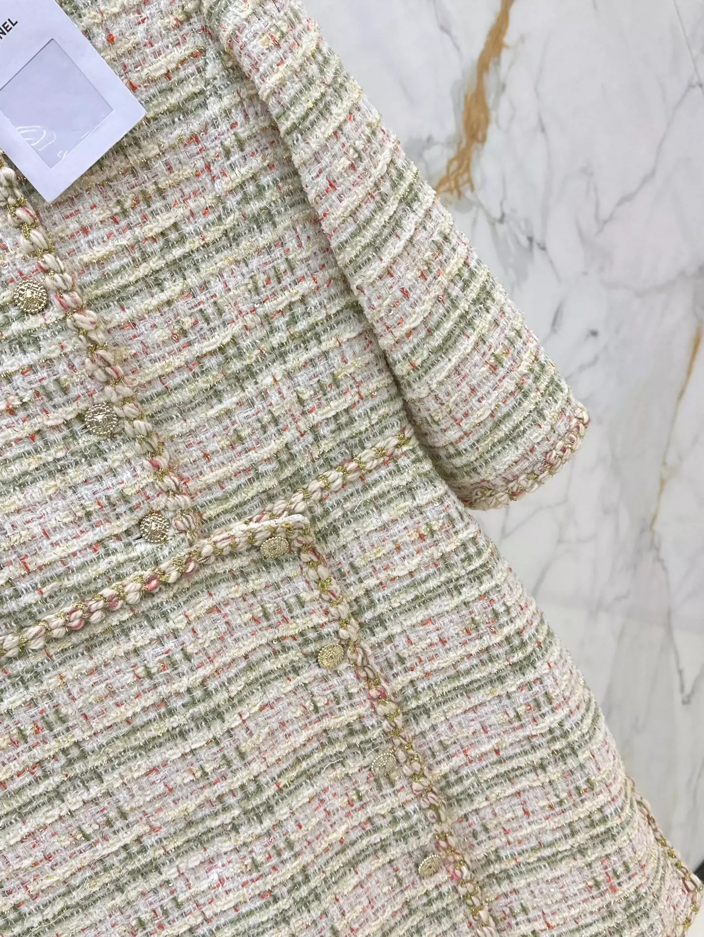 C 25 Woven Tweed Dress