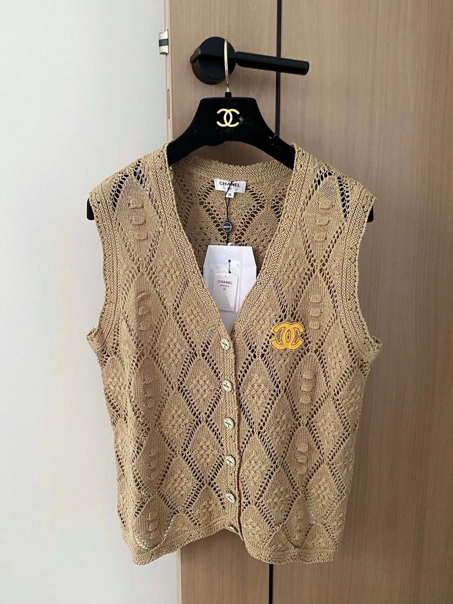 C 25 Flying Swallow Logo Buttons Skeleton Vest